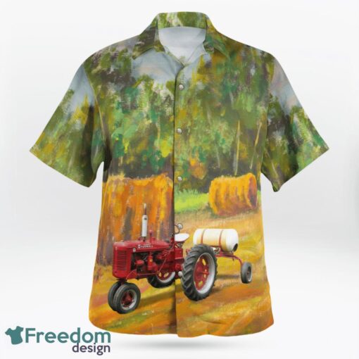 International Harvester 1954 IH Farmall Super C Hawaiian Shirt Product Photo 3