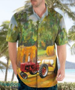 International Harvester 1954 IH Farmall Super C Hawaiian Shirt Product Photo 4