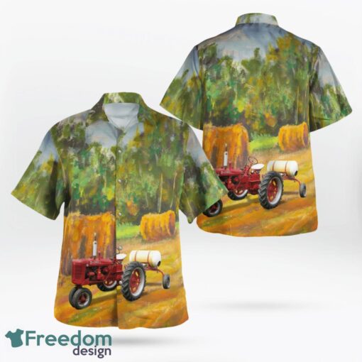 International Harvester 1954 IH Farmall Super C Hawaiian Shirt Product Photo 1