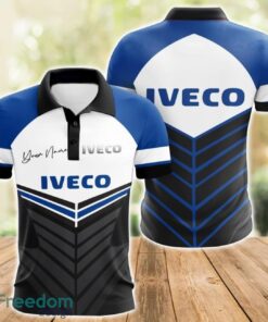 Iveco 3D Polo Shirt For Car Lover Golf Fans Gift Polo Shirt Custom Name