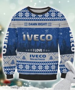 Iveco Damn Right I Lover Iveco Now And Forever 3D Ugly Christmas Sweater Christmas Gift Product Photo 2