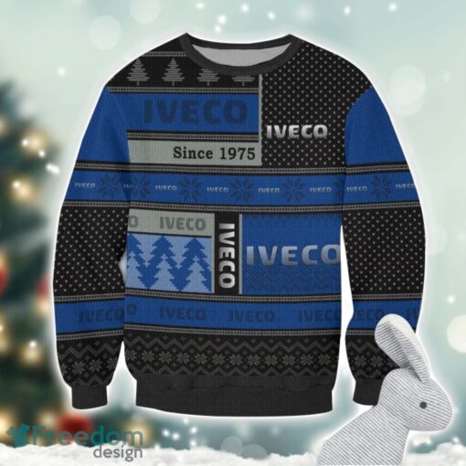 Iveco Logo Ugly Christmas Sweater For Fans Men And Women Christmas Gift Ideas Product Photo 2