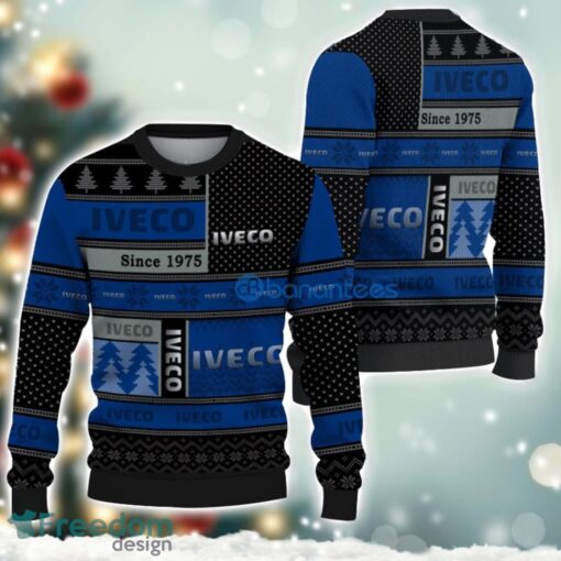 Iveco Logo Ugly Christmas Sweater For Fans Men And Women Christmas Gift Ideas Product Photo 1