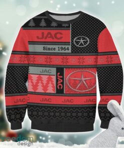 JAC Logo Ugly Christmas Sweater For Fans Men And Women Christmas Gift Ideas Product Photo 2