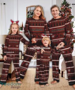Jack Daniel Whiskey Logo Pattern Ugly Christmas Pajamas Set Family