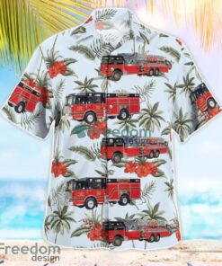 Jackson County, Iowa, Bellevue Fire Department Aloha Hawaiian Shirt Product Photo 2