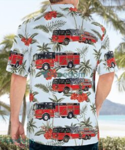 Jackson County, Iowa, Bellevue Fire Department Aloha Hawaiian Shirt Product Photo 4