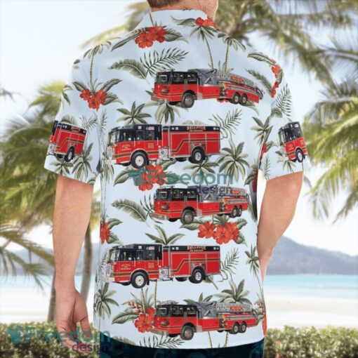 Jackson County, Iowa, Bellevue Fire Department Aloha Hawaiian Shirt Product Photo 4