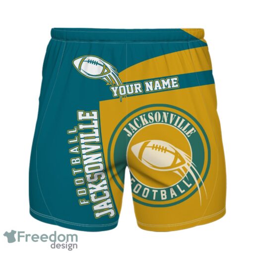 Jacksonville Football Team Hawaiian Shirt And Shorts 3D Printed Team Gift Product Photo 2