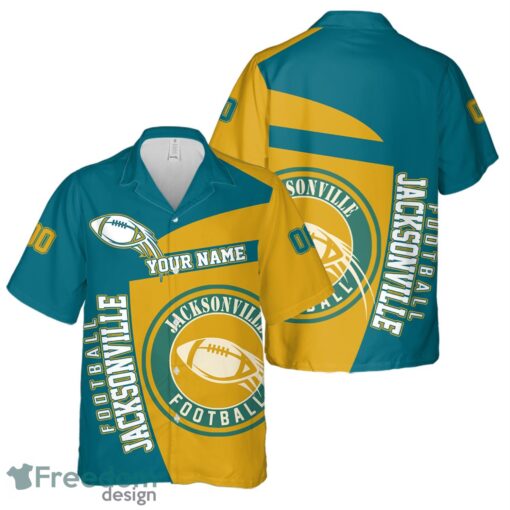 Jacksonville Football Team Hawaiian Shirt And Shorts 3D Printed Team Gift Product Photo 1