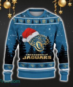 Jacksonville Jaguars Car For Fans 3D Sweater Ugly Christmas Santa Hat Tree Gift For Men Women