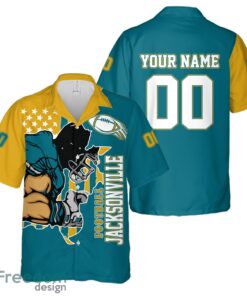 Jacksonville personalized name and number Hawaiian Shirt And Shorts Team Beach Shirt Product Photo 2