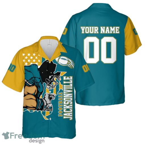 Jacksonville personalized name and number Hawaiian Shirt And Shorts Team Beach Shirt Product Photo 2