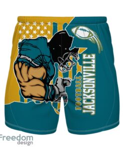 Jacksonville personalized name and number Hawaiian Shirt And Shorts Team Beach Shirt Product Photo 1