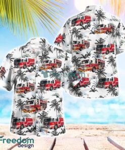 James City County Fire Department, Williamsburg, VA 3D Hawaiian Shirt Product Photo 1