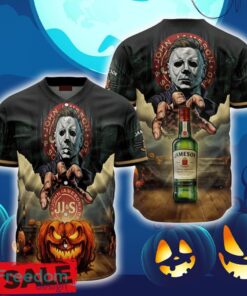 Jameson Halloween Michael Myers Baseball Jersey Shirt New All Over Print