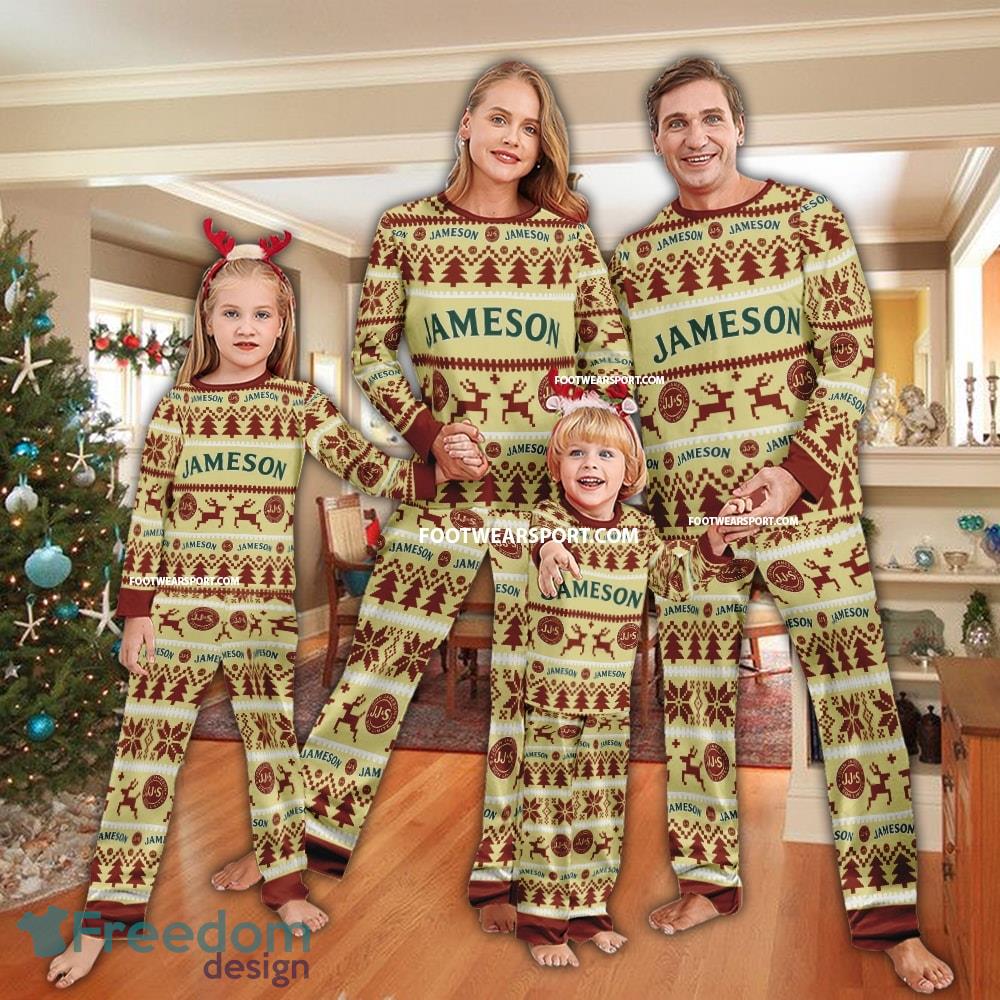 Jameson Whiskey Pajamas Set Ugly Christmas Men Women Children - Jameson Whiskey Pajamas Set Ugly Christmas Men Women Children