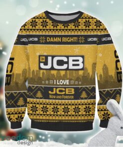 JCB Damn Right I Lover JCB Now And Forever 3D Ugly Christmas Sweater Christmas Gift Product Photo 2