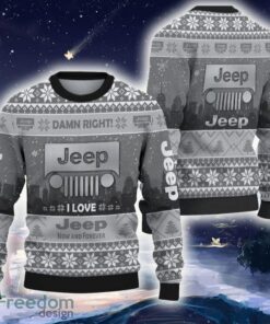Jeep 3D Sweater Logo Car All OVer Print Tree For Christmas Gift For Men Women