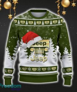 Jeep Car For Fans 3D Sweater Ugly Christmas Santa Hat Tree Gift For Men Women