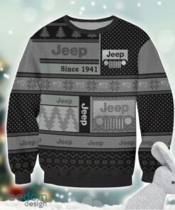 Jeep Logo Ugly Christmas Sweater For Fans Men And Women Christmas Gift Ideas Product Photo 2