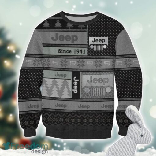 Jeep Logo Ugly Christmas Sweater For Fans Men And Women Christmas Gift Ideas Product Photo 2