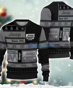 Jeep Logo Ugly Christmas Sweater For Fans Men And Women Christmas Gift Ideas Product Photo 1