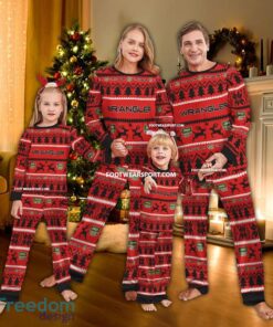 Jeep Wrangler Car Racing Logo Pattern Pajamas Set Ugly Christmas Gift For Family
