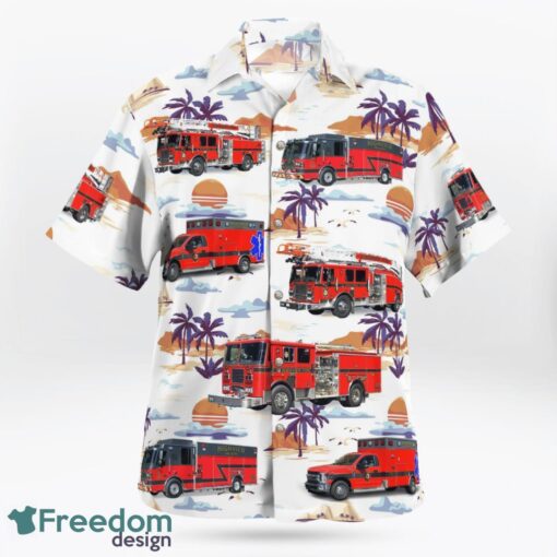 Jefferson County, Kentucky, Highview Fire Protection District Hawaiian Shirt Product Photo 2