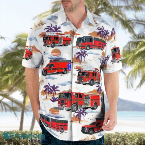 Jefferson County, Kentucky, Highview Fire Protection District Hawaiian Shirt Product Photo 3