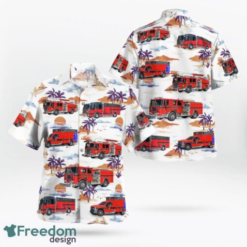 Jefferson County, Kentucky, Highview Fire Protection District Hawaiian Shirt Product Photo 1