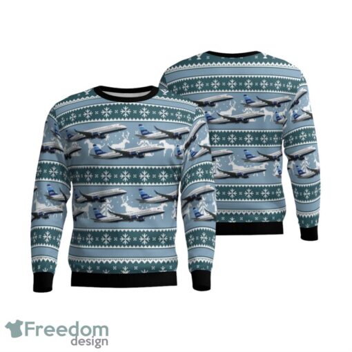 JetBlue Airways Embraer E190 All Over Print Christmas Sweater Product Photo 1