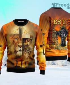 Jeus Is My God Ugly Christmas Sweater For Men And Women