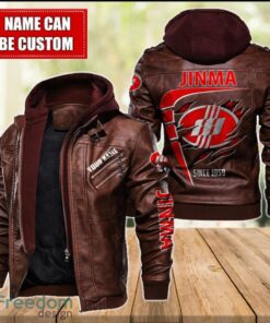 Jinma 2D Leather Jacket For Men Custom Name Special Gift Ideas Product Photo 2