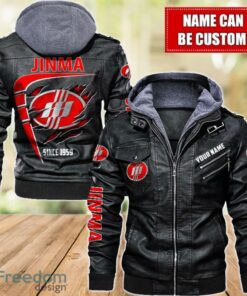 Jinma 2D Leather Jacket For Men Custom Name Special Gift Ideas Product Photo 1