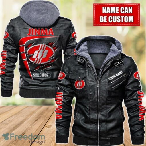 Jinma 2D Leather Jacket For Men Custom Name Special Gift Ideas Product Photo 1