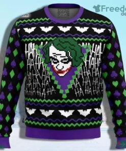Joker Ha Ha Batman Symbol Ugly Christmas Sweater Gift For Men And Women
