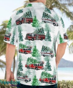 Joliet, Will County, Illinois, Joliet Fire Department Beach Hawaiian Shirt Product Photo 2