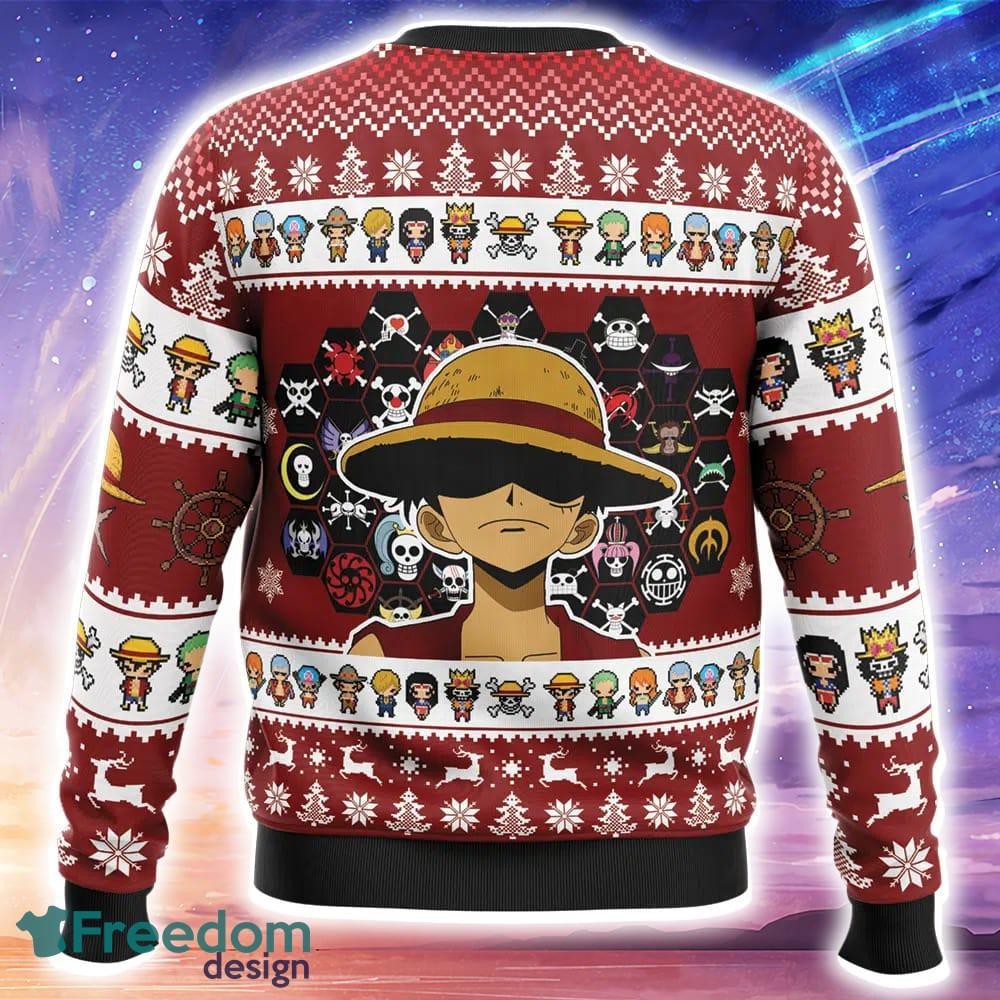 Jolly Rogers One Piece Ugly Christmas Sweater Trending Holidays For Men Women Fans image Jolly Rogers One Piece Ugly Christmas Sweater Trending Holidays For Men Women Fans - Jolly Rogers One Piece Ugly Christmas Sweater_2