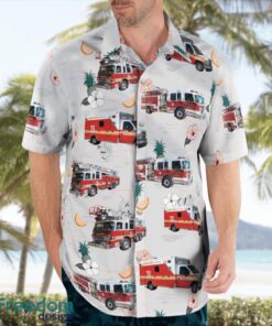 Justice, Cook County, Illinois, Roberts Park Fire Protection District Aloha Hawaiian Shirt Beach Gift Shirt Product Photo 4