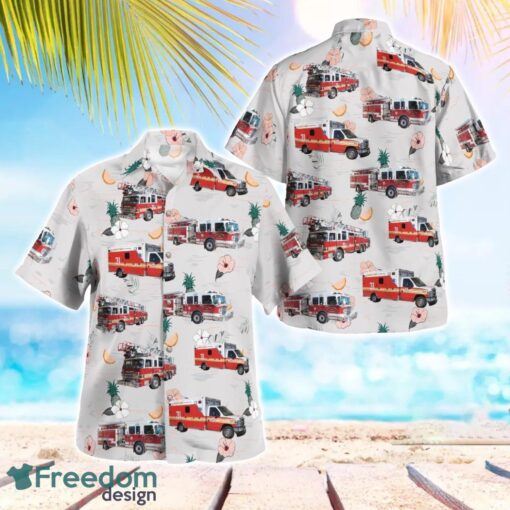 Justice, Cook County, Illinois, Roberts Park Fire Protection District Aloha Hawaiian Shirt Beach Gift Shirt Product Photo 1