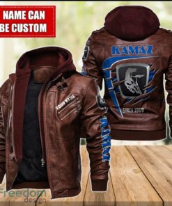 Kamaz 2D Leather Jacket For Men Custom Name Special Gift Ideas Product Photo 2