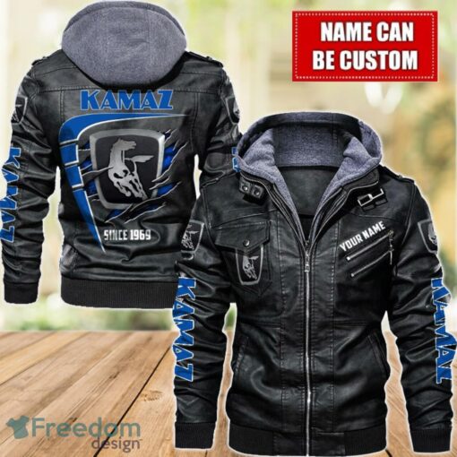 Kamaz 2D Leather Jacket For Men Custom Name Special Gift Ideas Product Photo 1