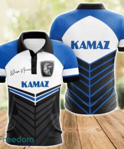 Kamaz 3D Polo Shirt For Car Lover Golf Fans Gift Polo Shirt Custom Name