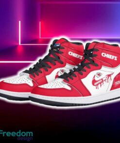 Kansas City Chiefs Air Jordan Hightop Shoes New Custom Name For Fans Gift Sneaker - Kansas City Chiefs Air Jordan Hightop Shoes Photo 5