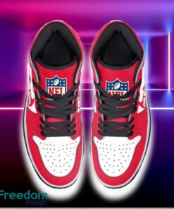 Kansas City Chiefs Air Jordan Hightop Shoes New Custom Name For Fans Gift Sneaker image Kansas City Chiefs Air Jordan Hightop Shoes New Custom Name For Fans Gift Sneaker - Kansas City Chiefs Air Jordan Hightop Shoes Photo 6