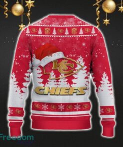 Kansas City Chiefs Car For Fans 3D Sweater Ugly Christmas Santa Hat Tree Gift For Men Women - Kansas City Chiefs Ugly Christmas Sweater_3