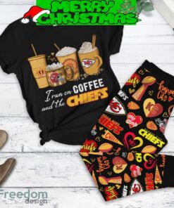 Kansas City Chiefs Run On Coffee Fan Fleece Pajamas Set Black For Christmas