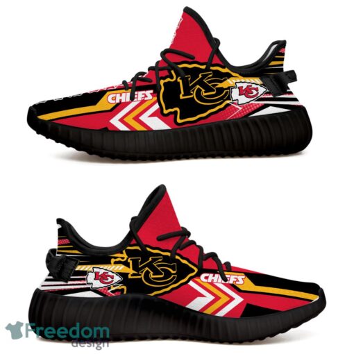 Kansas City Chiefs Speedsters Yeezy Running Shoes For Fans Gift Men Women - Kansas City Chiefs Speedsters Yeezy Boost Running Shoes_1