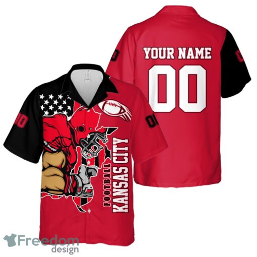 Kansas City personalized name and number Hawaiian Shirt And Shorts Team Beach Shirt Product Photo 2